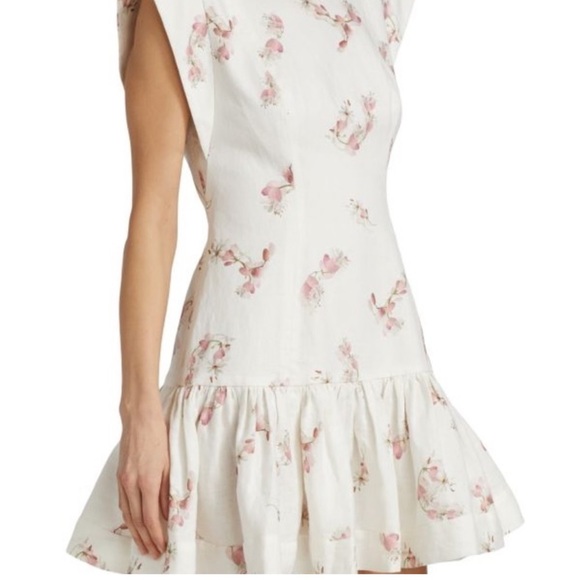 Zimmermann flounce mini dress, LIKE NEW - Picture 2 of 4